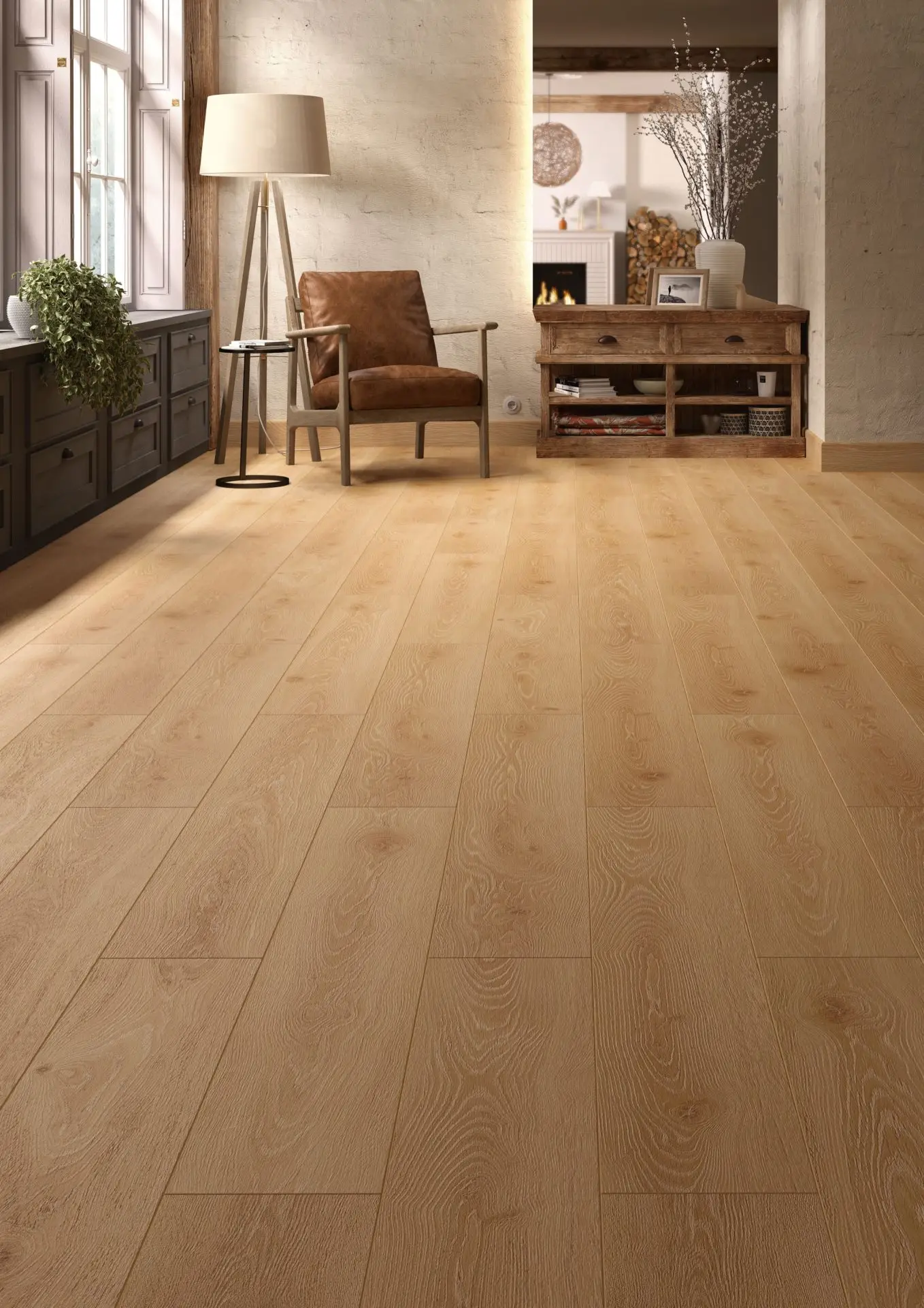 AMB_452_CHENE_MIEL_v2 Ламиниран паркет Alsafloor Allure Chic № 452 Меден Дъб 10мм 4V - Image 1