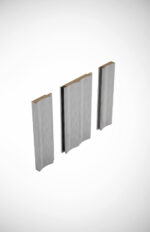 Стенна MDF Ламперия Armony Silver Metal