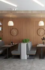 Стенна MDF Ламперия Arya Teak - Image 2