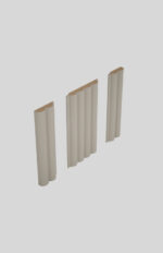 Стенна MDF Ламперия Melody New Grey