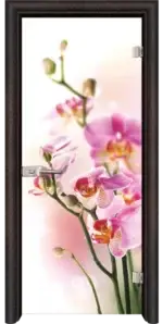 Стъклена интериорна врата модел Print G 13-2 с каса Златен дъб - Image 5