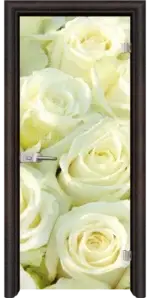 Стъклена интериорна врата модел Print G 13-6 с каса Светъл дъб - Image 5