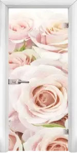 Стъклена интериорна врата модел Print G 13-7 с каса Златен дъб - Image 4