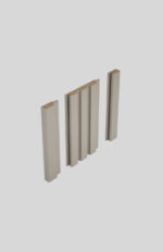 Стенна MDF Ламперия Talya New Grey